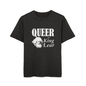 Home queer for king lear | vintage acid wash oversized gay shakespeare shirt